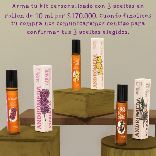 Arma tu kit - 3 Aceites en rollon de 10ml